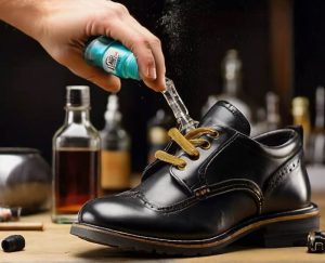 از بین بردن بوی بد کفش با اسپری الکل