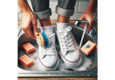 چگونه کفش سفید را تمیز کنیم ؟